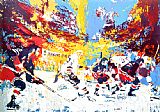Leroy Neiman Canvas Paintings - Ice Men